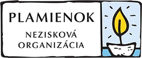 Logo: PLAMIENOK - pomoc v smútení
